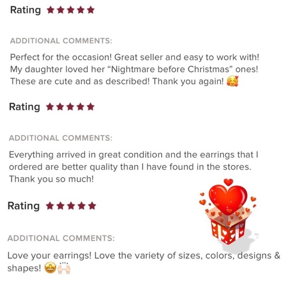 🖤Pick Any 3 Pair for$12🖤 Faux Leather Dangle Earrings - Picture 6 of 6